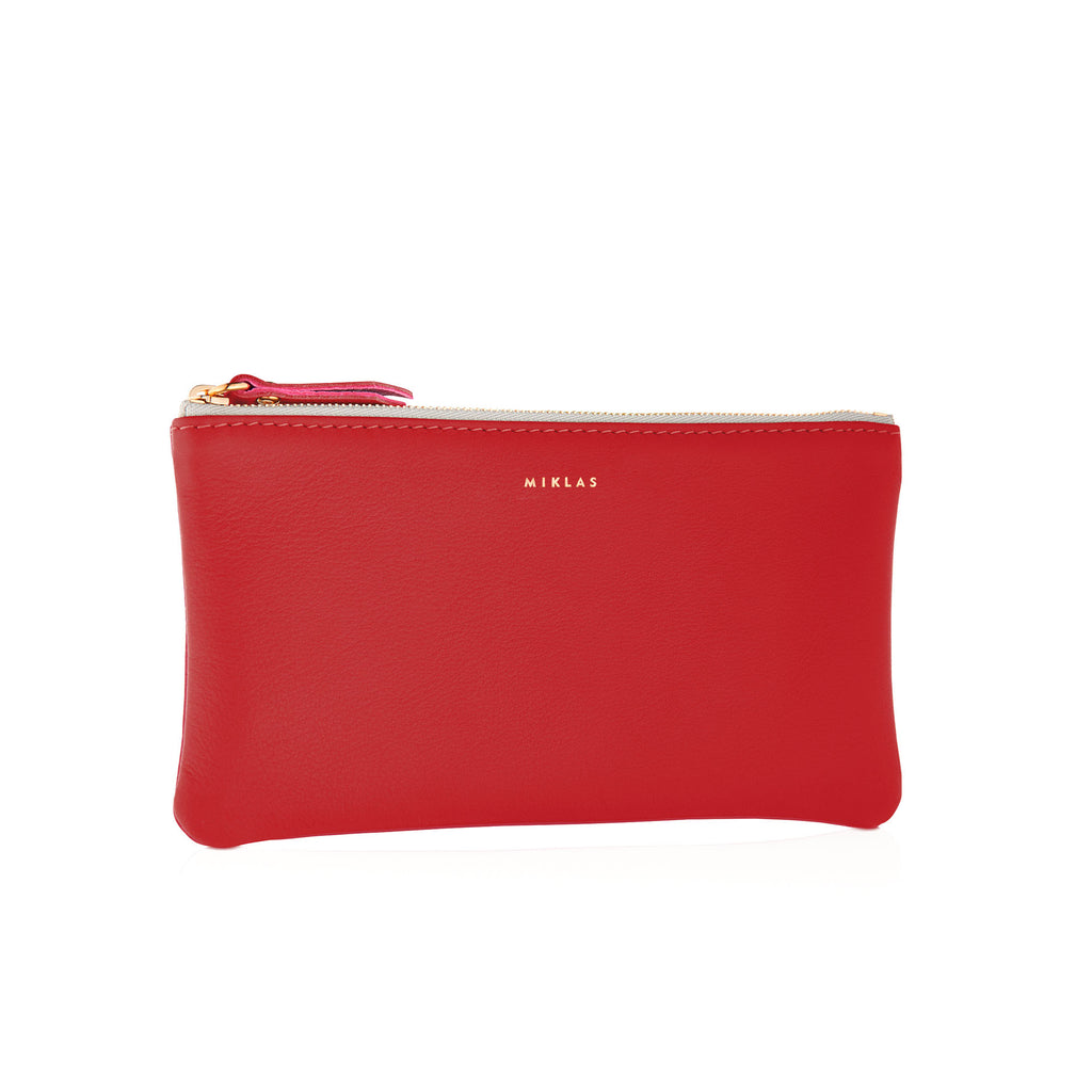 The Pouch Orange-Taupa